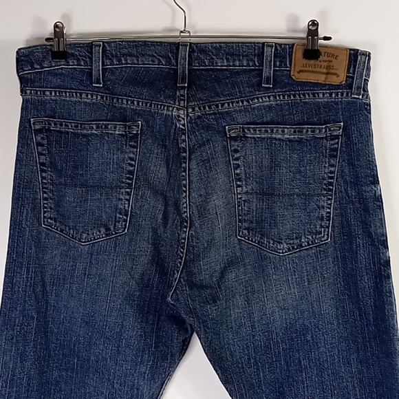 Signature by Levi Strauss Straight Leg Blue Jeans Men's Size W40L31 - Picture 8 of 16